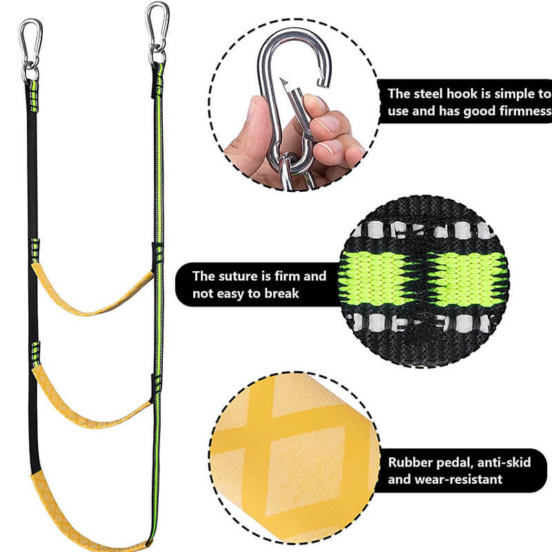 LINEVI Boat Rope Ladders - Durable, Versatile, and Supporting up to 200kg