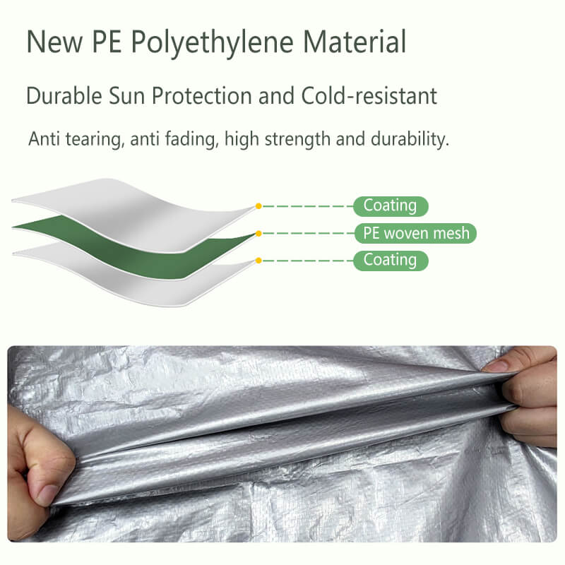 LINEVI Tarp Outdoor Moisture-proof Mat Picnic Mat Blanket Tarpaulins PU5000+