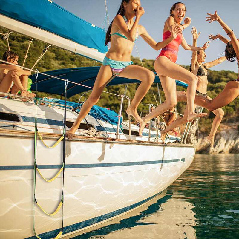 LINEVI Boat Rope Ladders - Durable, Versatile, and Supporting up to 200kg