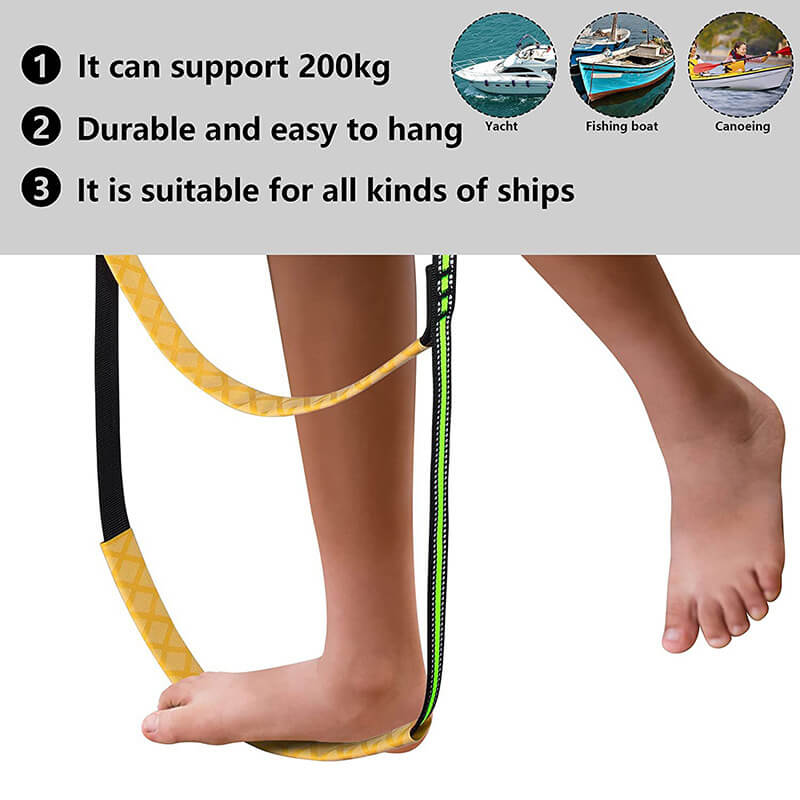 LINEVI Boat Rope Ladders - Durable, Versatile, and Supporting up to 200kg