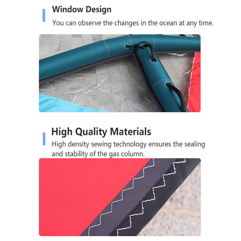 LINEVI Sails for Surfboard Sailboards - Inflatable - Novice Beginner 4.5 M² 48.4 ft²