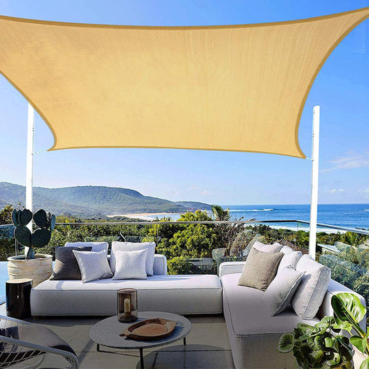LINEVI Shade Sails Outdoor Blinds of Textile - Rectangle