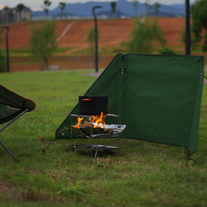 LINEVI Camping Folding Windscreen Brattice Cloth (Items Excluding Windbreaks Stove)