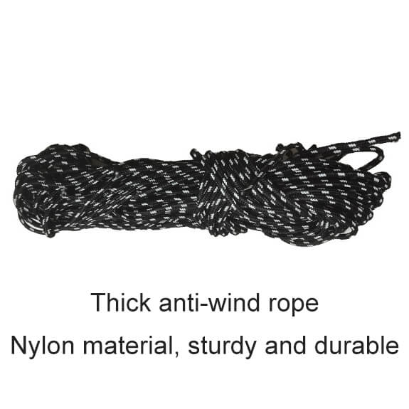 LINEVI Canvas Sun Shelters Camping Tent in Summer