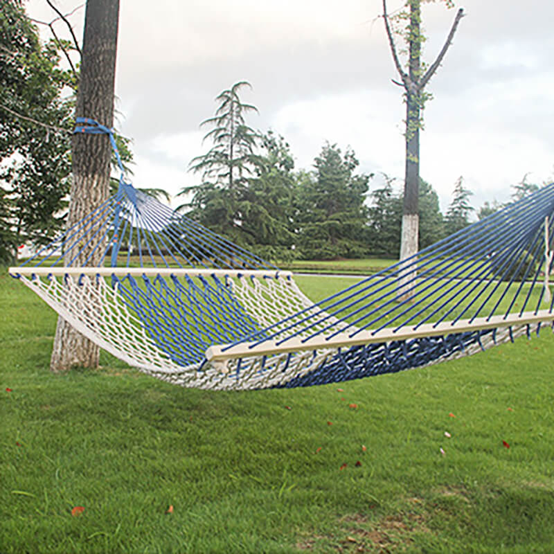 LINEVI Cotton Netting Hammock, Mesh Breathable Swing, Maximum Load-bearing 150KG 330LB